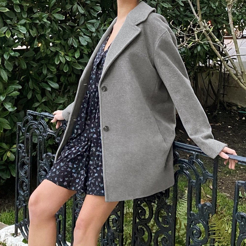 Aritzia Sunday Best Princeville Coat Grey XXS